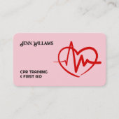 CPR Instructor Custom QR Visitekaartje (Voorkant)