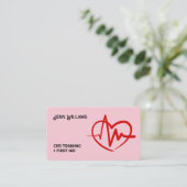 CPR Instructor Custom QR Visitekaartje (Staand voorkant)