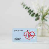 CPR Instructor QR Visitekaartje (Staand voorkant)