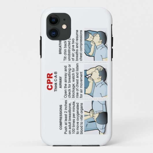 CPR - iPhone 5 Gevallenkaart Case-Mate iPhone Case (Achterkant)
