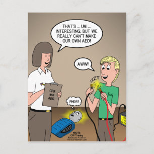 CPR-training Briefkaart