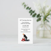 CPR Training Class Instructeur Visitekaartje (Staand voorkant)