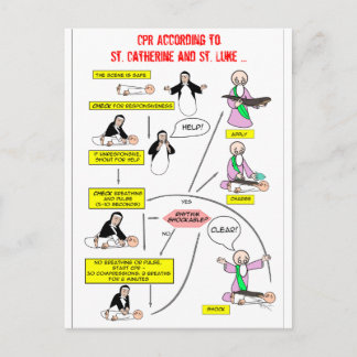 CPR volgens St. Catherine en St. Luke Briefkaart