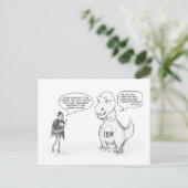 CPSIA Dino Briefkaart (Staand voorkant)