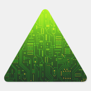 CPU-driehoek Driehoek Sticker