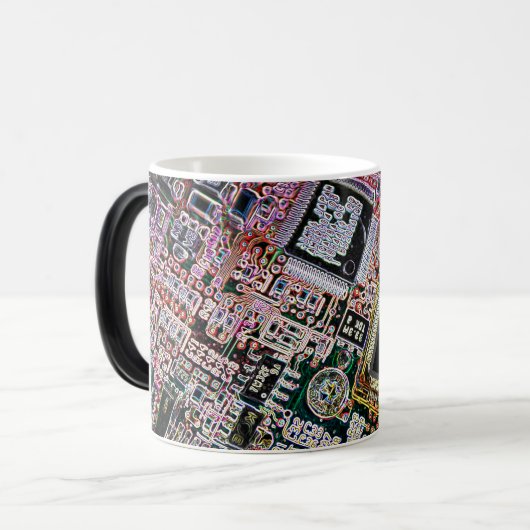 CPU - Koffieverwerkingseenheid grappige koffie-mok Magische Mok (Voorkant links)