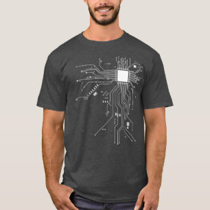 CPU processorcircuitdiagram T-shirt