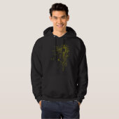 CPU-technologie Nerd Computerchip Informatief Prog Hoodie (Voorkant volledig)