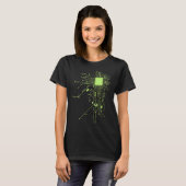 CPU-technologie Nerd Computerchip Informatief Prog T-shirt (Voorkant volledig)