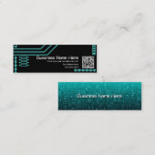 CPU v.3 met QR-code Mini Visitekaartje (Voorkant / Achterkant)