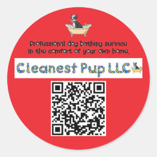 CPup-sticker Ronde Sticker