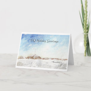 CQ Vakantie Kerst Kaart met Verse
