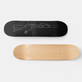 CQBR MK18 Mod 0 Zwarte Skateboard (Horizontaal)