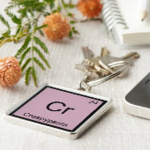 Cr - Creepypasta Chemistry Element Symbol T-shirt Sleutelhanger (Zijkant)