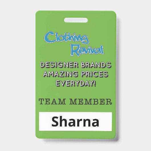 CR-naamplaatje Badge (Voorzijde)