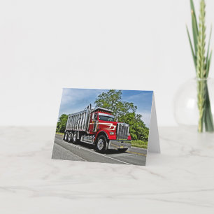 CRA Dump Truck Note Card Kaart