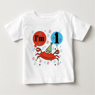 Crab 1st Birthday Tshirts en kleding