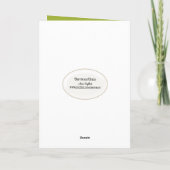 Crab Apple Tree Blossom Sympathie Kaart (Achterkant)