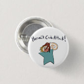 Crab Attack Ronde Button 3,2 Cm (Voorkant /achterkant)
