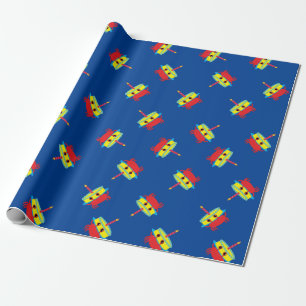 Crab Beach verjaardagsfeestje Cadeaupapier