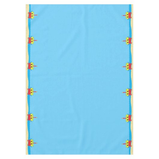 Crab Beach verjaardagsfeestje Tafelkleed (Voorkant)