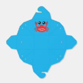 Crab Birthday Party Cute Cartoon Kinder Bedankdoosjes (Uitgevouwen)