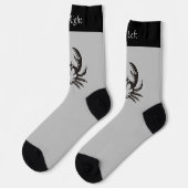 Crab Black Socks Sokken (Links)