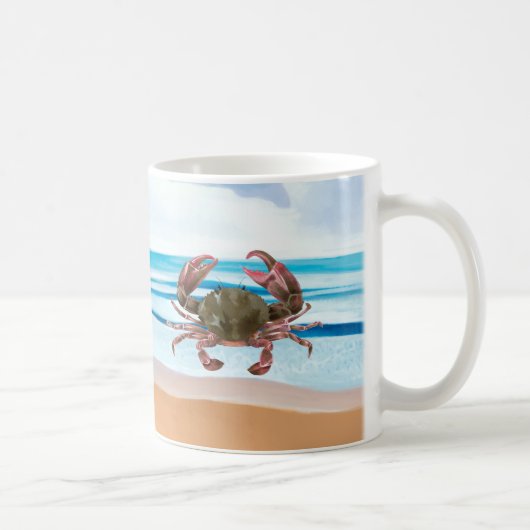 Crab Blue Beach Koffiemok (Rechts)