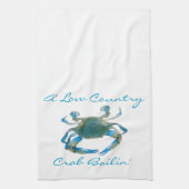 Crab Boil Kitchen Towel Theedoek (Verticaal)