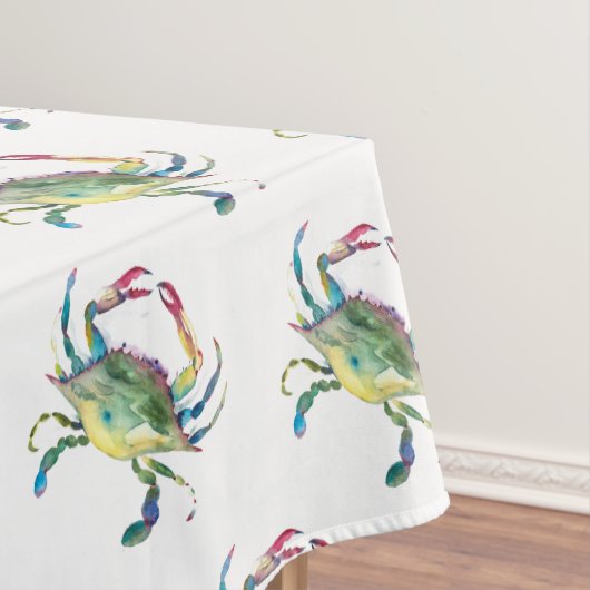 Crab Coastal Beach House Tafelkleed (Voorbeeld)