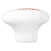 Crab Crabbing Keramische Knop (Zijkant)