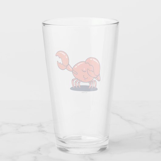Crab doet de Dab Glas (Achterkant)
