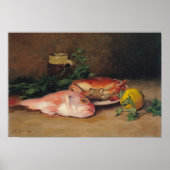 Crab en Red Mullet Poster (Voorkant)