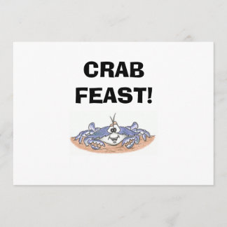 Crab Feast Invitations Kaart