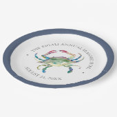 Crab Feast Party Papieren Bordje (Gekanteld)