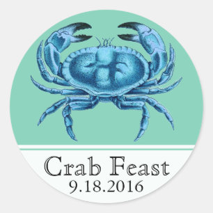 Crab Feast Seafood Event Ronde Sticker