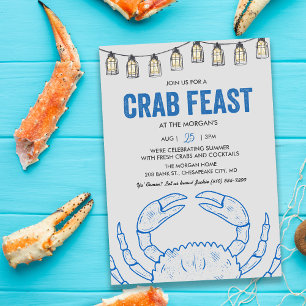 Crab Feast uitnodiging