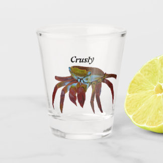 Crab Glass Shot Glas