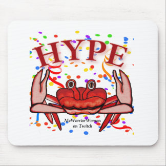 Crab Hype, MeWarriorWoman op Twitch Muismat