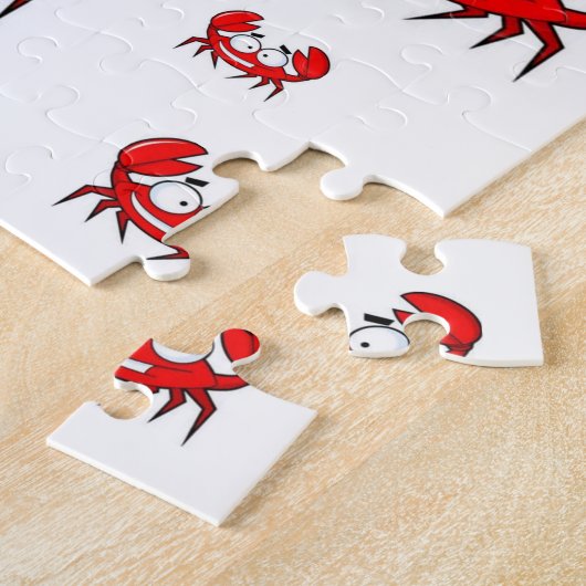 Crab Jigzaag Puzzle Legpuzzel (Zijkant)