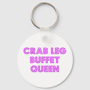 Crab Leg Buffet Queen Sleutelhanger