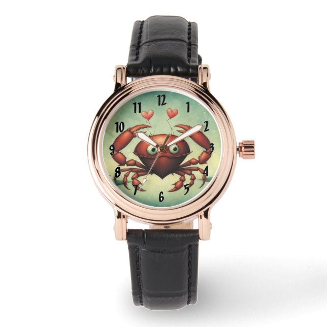 Crab Love Horloge (Voorkant)