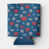 Crab met Lifebuoy Blikjeskoeler (Voorkant)