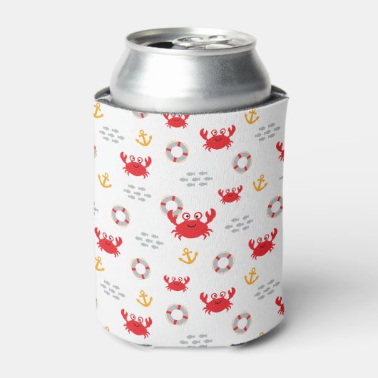 Crab met Lifebuoy Blikjeskoeler (Blikje Voorkant)