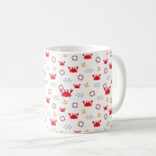 Crab met Lifebuoy Koffiemok (Voorkant rechts)