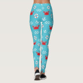 Crab met Lifebuoy Leggings (Achterkant)