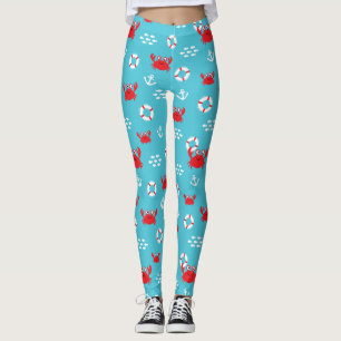 Crab met Lifebuoy Leggings