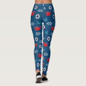 Crab met Lifebuoy Leggings (Achterkant)