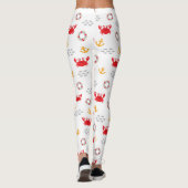 Crab met Lifebuoy Leggings (Achterkant)