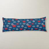Crab met Lifebuoy Lichaamskussen (Achterkant)